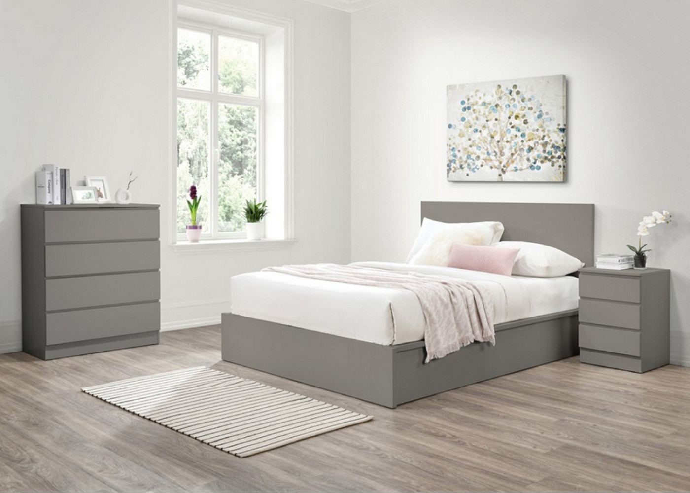 Oslo Ottoman Bed (Grey)