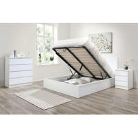 Oslo Ottoman Bed (White) 