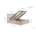 Phoenix Ottoman Bed (Pearl Grey)
