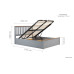 Phoenix Ottoman Bed (Stone Grey)