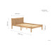 Rio Bed (Rustic Pine) 