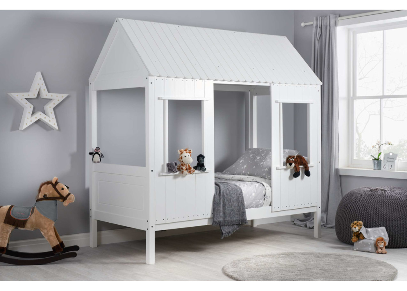 Treehouse Bed (White)