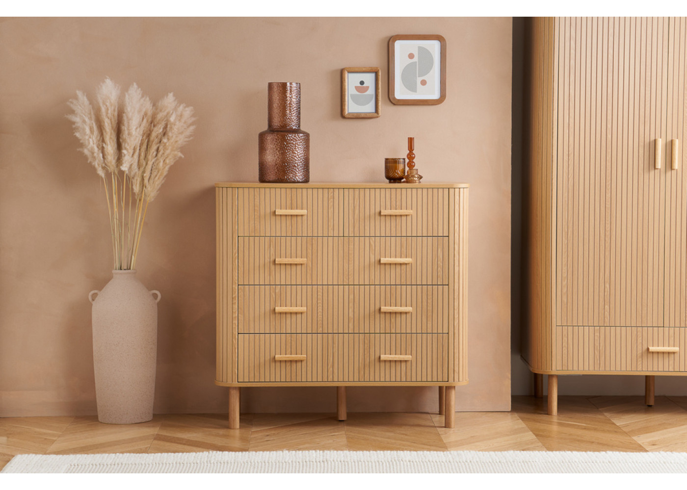 Axel 5 Drawer Chest (Oak)
