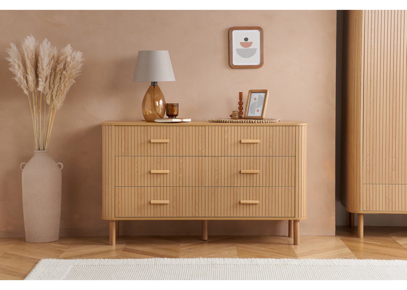 Axel 6 Drawer Chest (Oak)