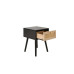 Croxley 1 Drawer Bedside (Black)