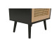 Croxley 2 Drawer Bedside (Black)