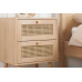 Croxley 2 Drawer Bedside (Oak)