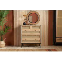 Croxley 5 Drawer Chest (Black)