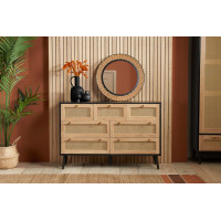 Croxley 7 Drawer Chest (Black)
