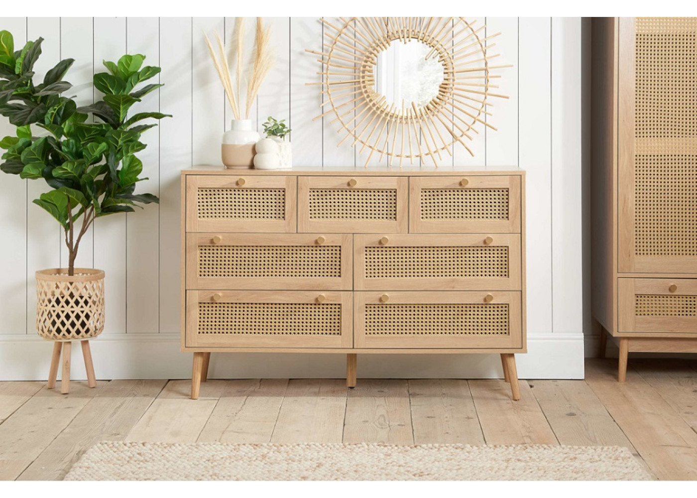 Croxley 7 Drawer Chest (Oak)