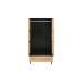 Croxley 2 Door + 1 Drawer Wardrobe (Black)