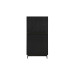 Croxley 2 Door + 1 Drawer Wardrobe (Black)
