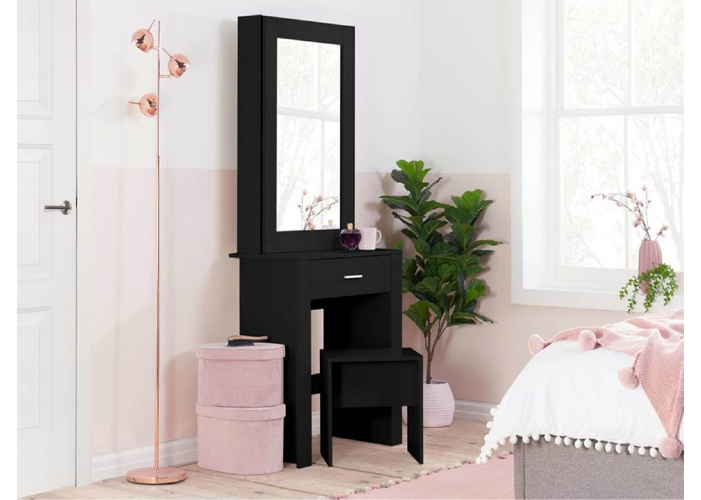 Evelyn Dressing Table (Black)