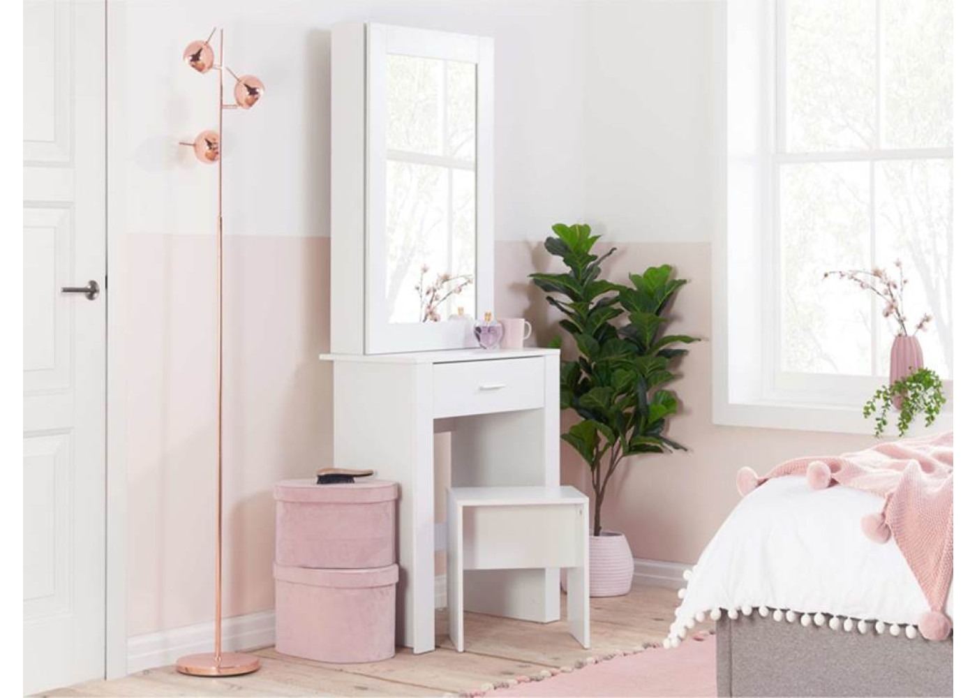 Evelyn Dressing Table (White)