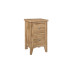Hampstead 2 Drawer Bedside (Oak) 