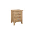 Hampstead 3 Drawer Bedside (Oak)