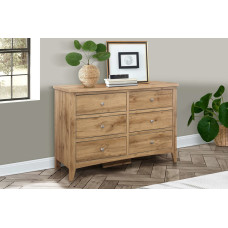 Hampstead 6 Drawer Chest (Oak)