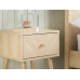 Herringford 1 Drawer Bedside (Oak)