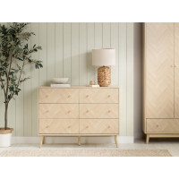 Herringford 6 Drawer Chest (Oak)