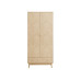 Herringford 2 Door + 1 Drawer Wardrobe (Oak)