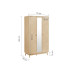 Herringford 3 Door Mirror Wardrobe (Oak)