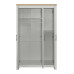 Highgate 3 Door Wardrobe (Grey & Oak)