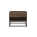 Houston 1 Drawer Bedside (Walnut) 