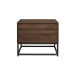 Houston 1 Drawer Bedside (Walnut) 