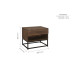 Houston 1 Drawer Bedside (Walnut) 