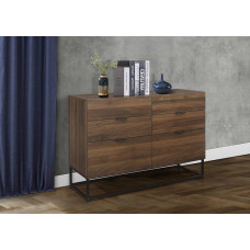 Houston 4 Door Wardrobe (Walnut)