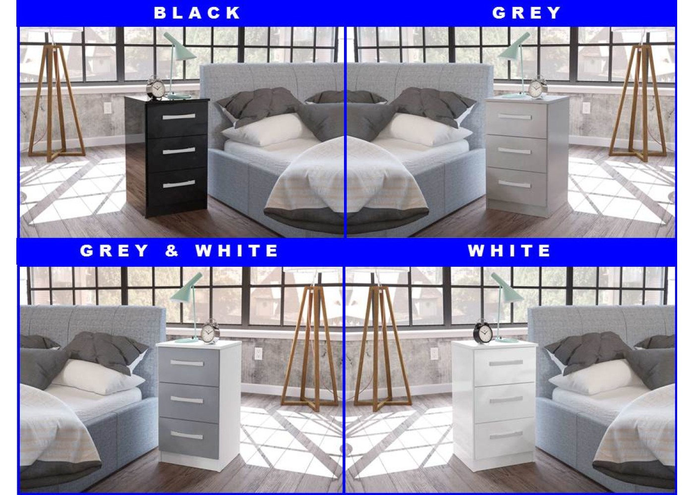 Lynx Bedside (4 Colours)