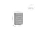 Lynx 5 Drawer Chest (4 Colours)