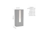 Lynx 3 Door Combi Wardrobe with Mirror (4 Colours)