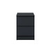 Oslo 2 Drawer Bedside (Black) 