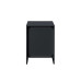 Oslo 2 Drawer Bedside (Black) 
