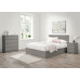 Oslo 3 Drawer Bedside (Grey)