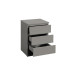 Oslo 3 Drawer Bedside (Grey)