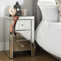 Seville 3 Drawer Bedside (Assembled)  *Low Stock*