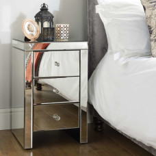 Seville 3 Drawer Bedside (Assembled)  *Low Stock*