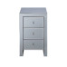 Seville 3 Drawer Bedside (Assembled)  *Low Stock*