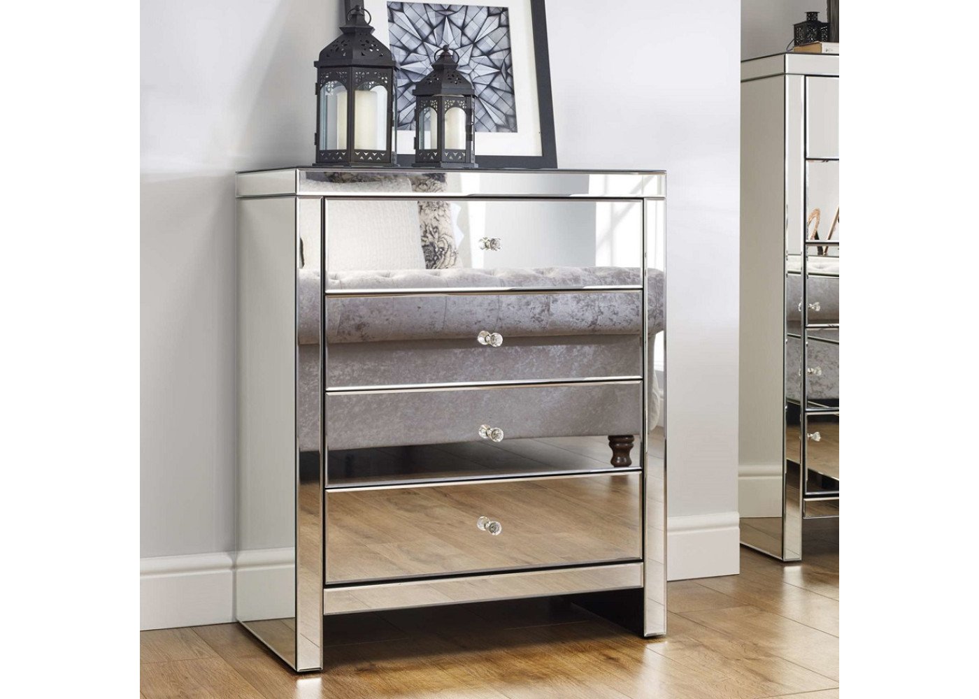 Seville 4 Drawer Chest (Assembled) *Low Stock*