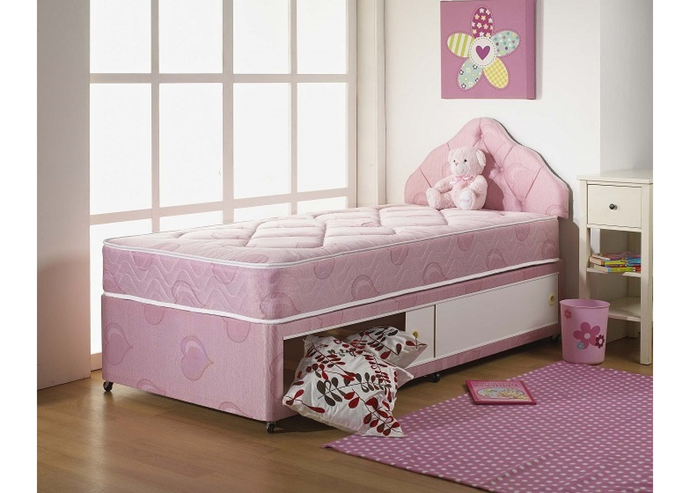 Kids Hearts Divan Set