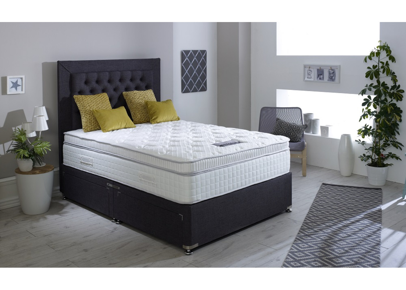 Turin Pillowtop 2000 Divan Bed