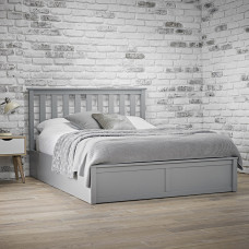 Oxford Ottoman Bed (Grey) ***While Stock Lasts***